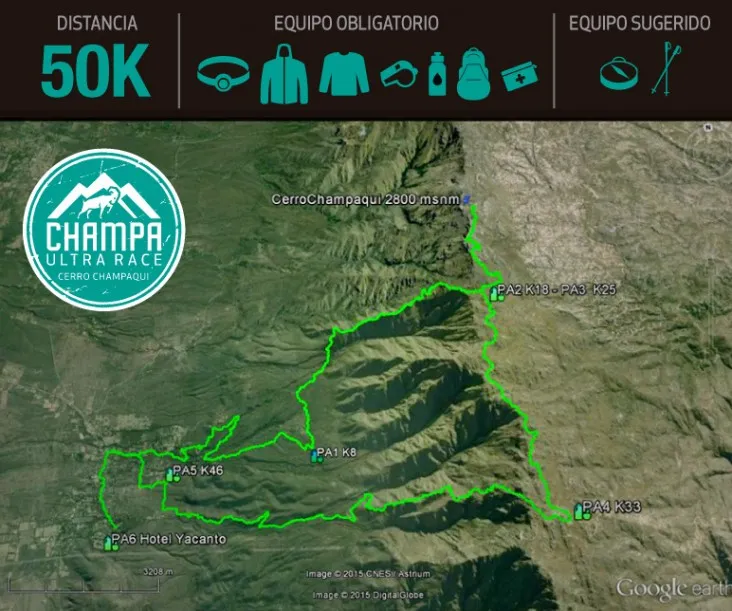 Circuito 50k - Champa Ultra Race | 1º Campeonato Argentino de UltraTrail