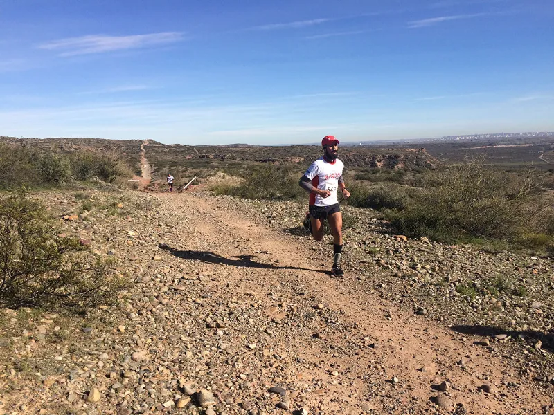 Sergio Reyes, el ganador de los 20k. Foto: Mauri Pagliacci | Trail Running Argentina