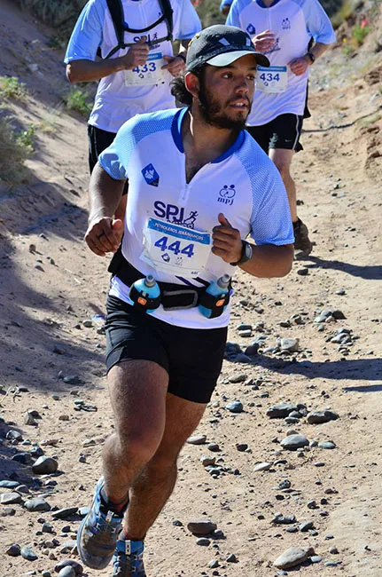 Rodri en plena accion. Foto: Organizacion