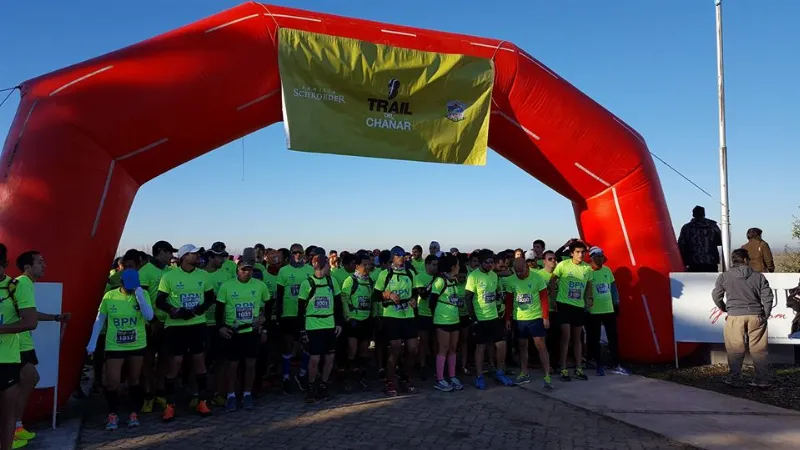 Largada del Trail  del Chañar. Foto: Organización