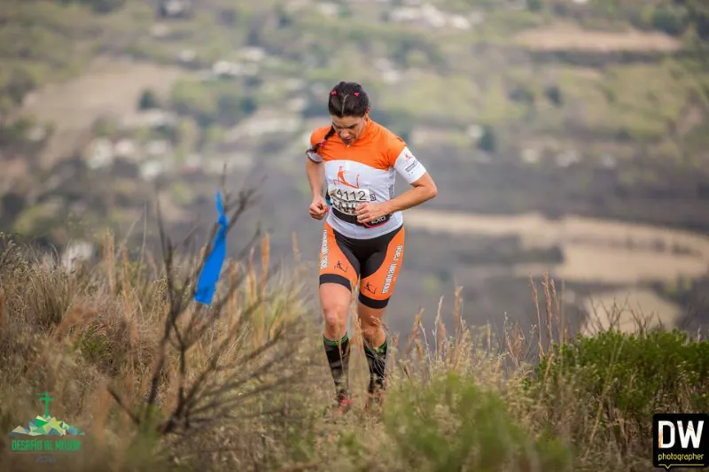 Tania Diaz, enfocada, rumbo al triunfo. Foto: Organización / Diego Winitzky.